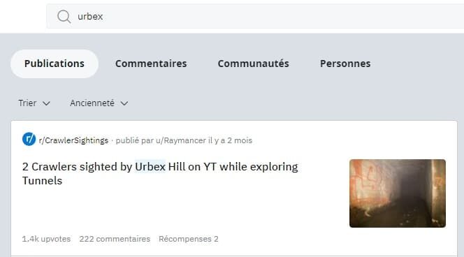 Urbex community on reddit